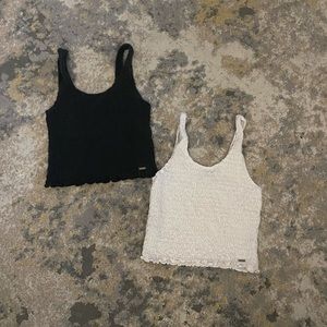 HOLLISTER Ruche Cropped Tank Top Bundle
